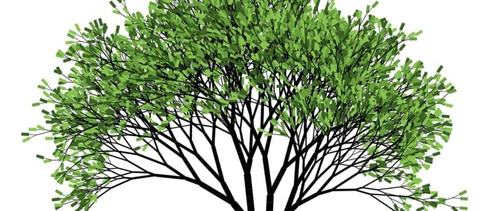 Cover image for Generating Trees Images, Part 3. From Fractal to a Real Tree