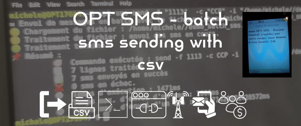 Cover image for 🚚 SMS batch sending with csv input