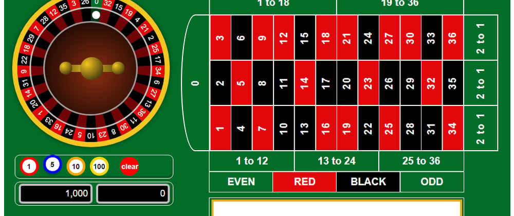 Cover image for One way to make Roulette using Javascript - Part 1