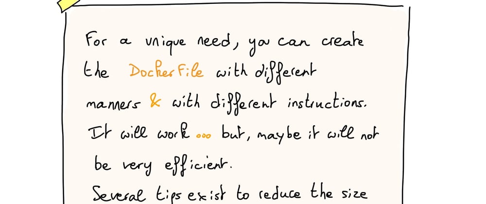 Cover image for Understanding Docker: part 41 – DockerFile Tips & Multi stages build