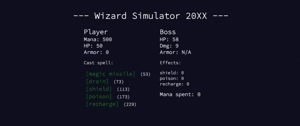Cover image for Wizard Simulator 20XX
