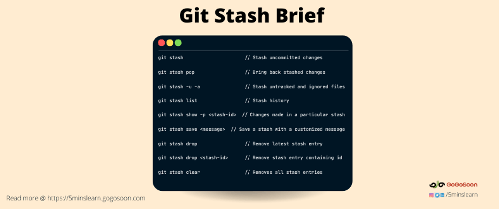 Cover image for Git Stash — Basics of Git