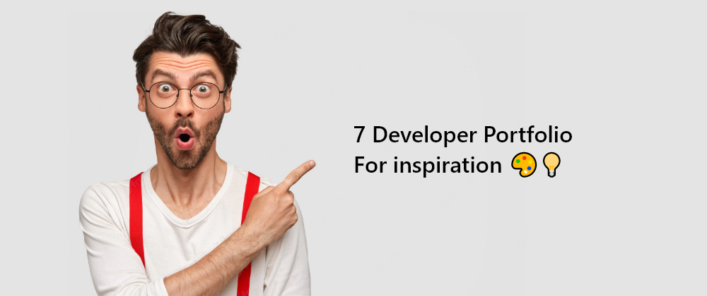 Cover image for 7 Developer Portfolio for inspiration