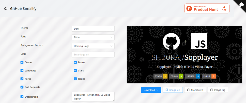 Cover image for GitHub Socialify - 💞 Create GitHub Repo Card - Socialify your project. 🌐 #1