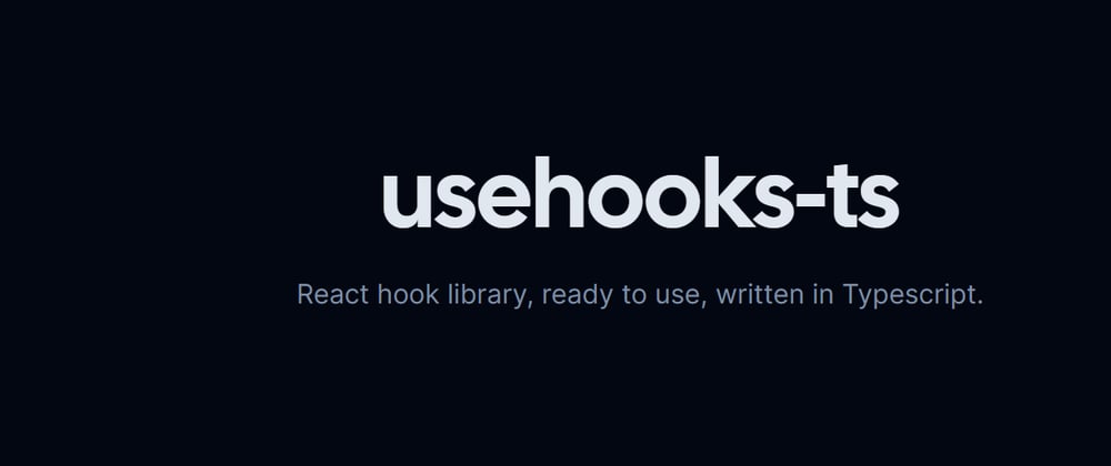 Cover image for Explorando a lib usehooks-ts para Desenvolvimento no React