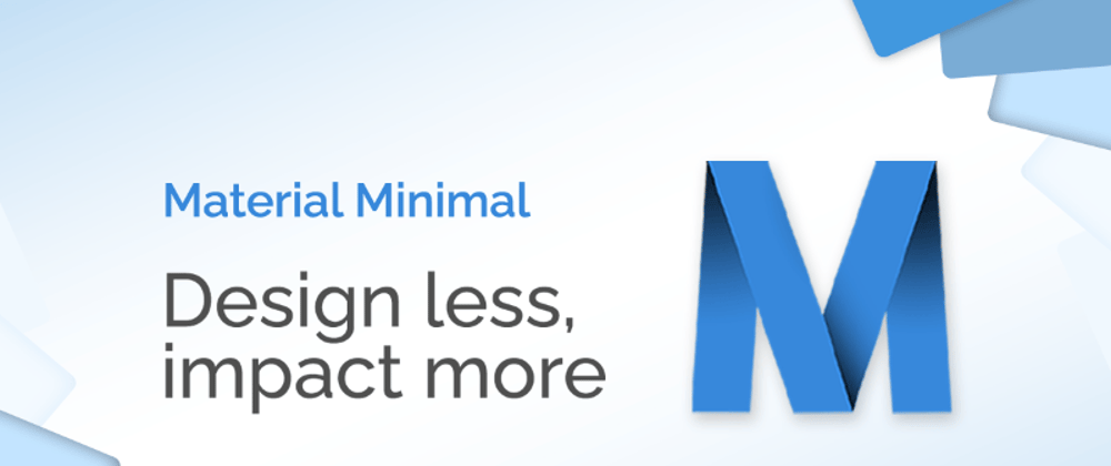 Cover image for #FIGMA Material Minimal Design System: Updated & Extended