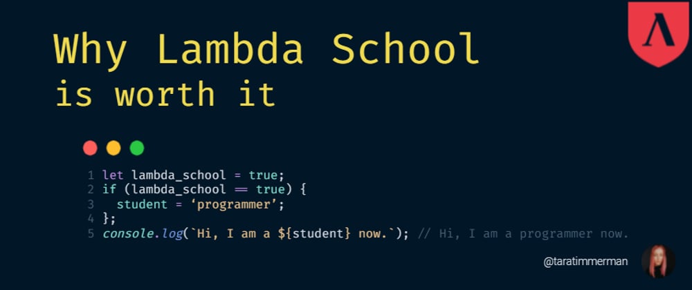 Cover image for Why Lambda School is worth it