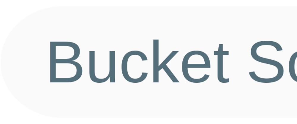 Cover image for Bucket sort