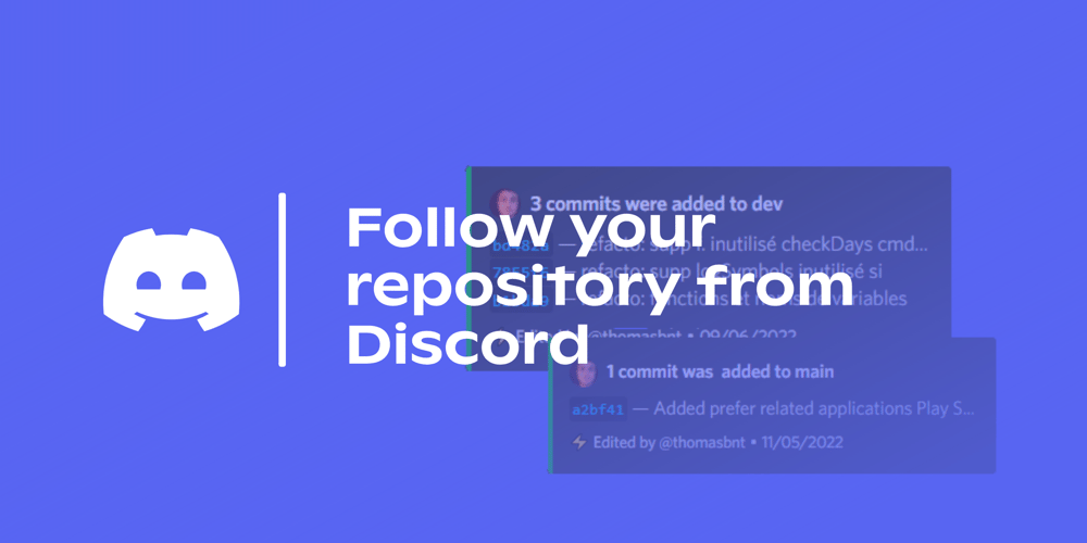 Follow your repository from Discord