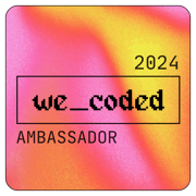 we_coded 2024 Ambassador