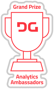 Deepgram x DEV Hackathon Grand Prize Winner (Analytics Ambassadors) badge