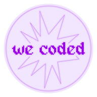 WeCoded 2023 badge