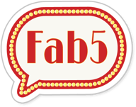 Fab 5 badge