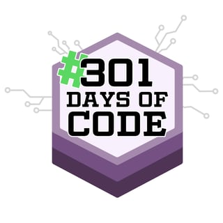 #301DaysOfCode logo