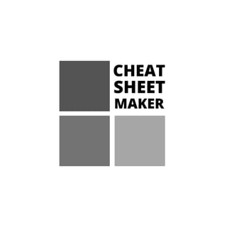 Cheat Sheet Maker logo
