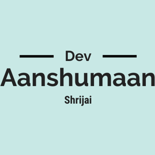 Aanshumaan Shrijai profile picture