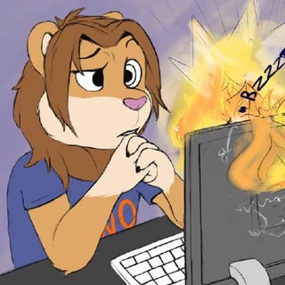 Lion profile picture