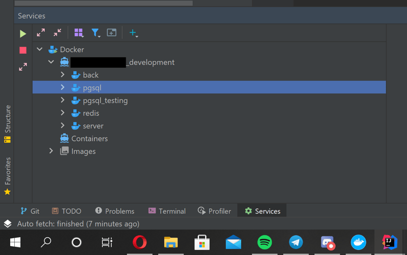 Access to WSL Docker from JetBrains IDE Services pane