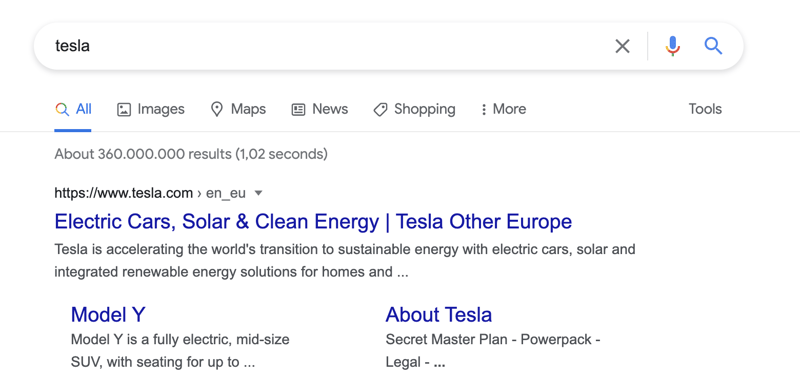 Search result for Tesla