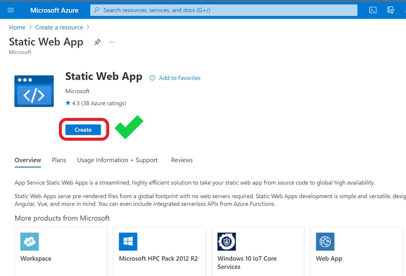 Azure Static Web App