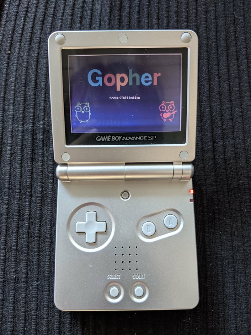 Gopher on GBA SP