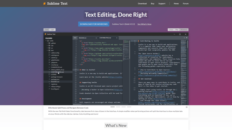 Sublime text best productivity tools for programmers