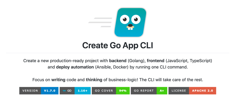 Create Go App CLI