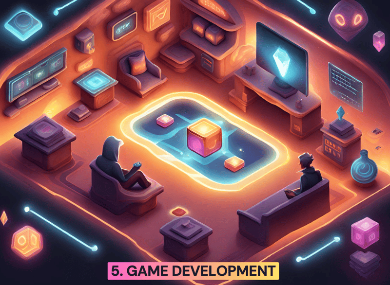 Image of game development, created by shahan