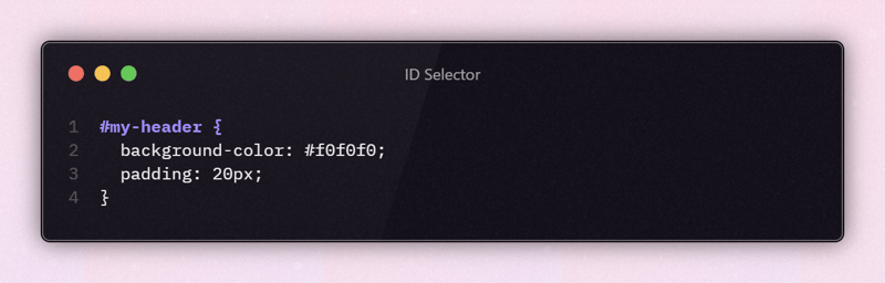 ID Selector