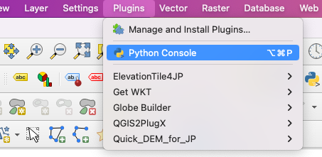 Python console