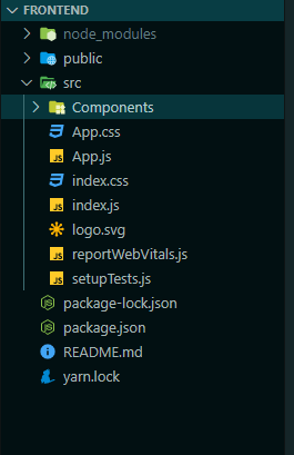 Folder Structure for React.js app