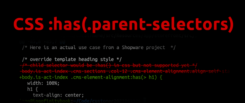 CSS :has(.parent-selectors)