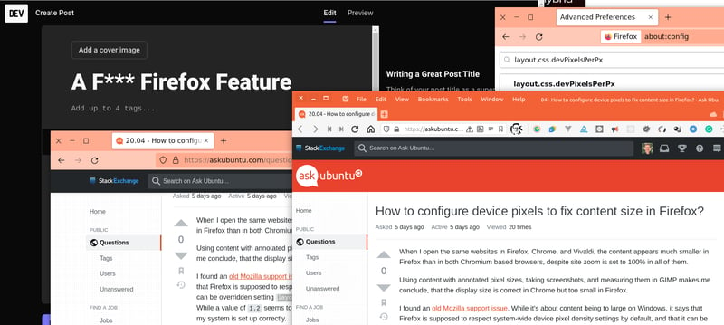 A f****** firefox feature: ask Ubuntu ...