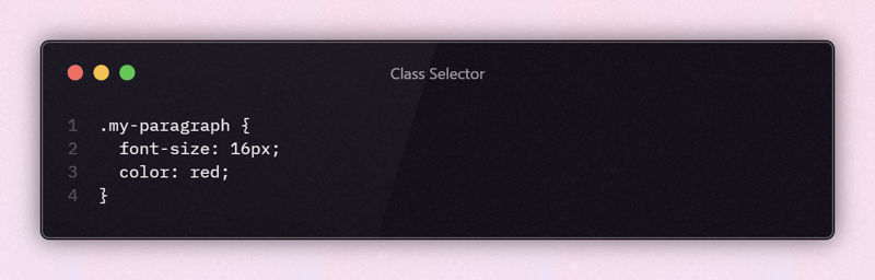 Class Selectors