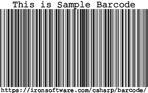 Barcode Image with Annotaion