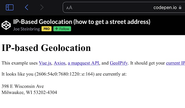 IP-based Geolocation