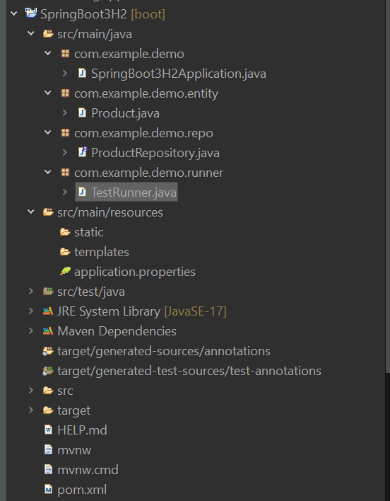 Application properties h2 database hot sale